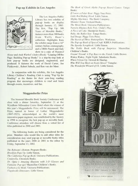 500 Years of Movable Books