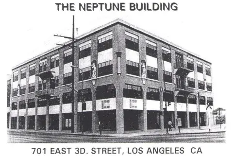Newspaper ad for the Neptune building.