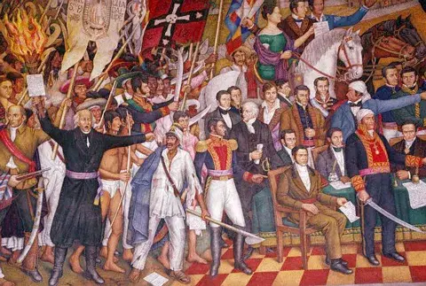 Mural by Mexican artist Juan O'Gorman