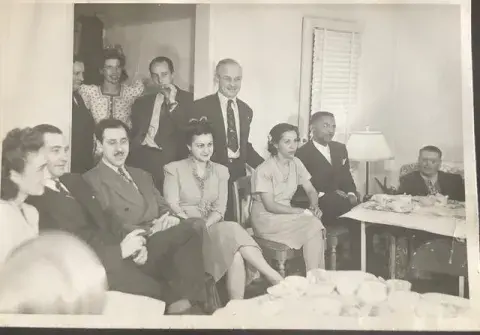 Lynn Thompson with her parents