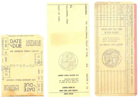 3 library punchcards