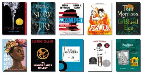 book cover collage