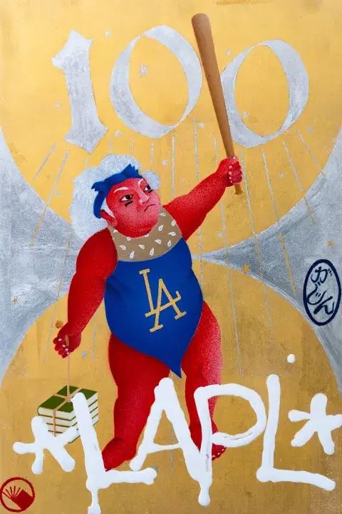 painting by Gajin Fujita