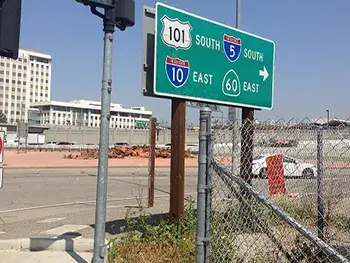 photo of the location where El Aliso once stood