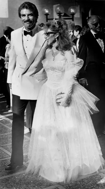 Tom Selleck and Jillie Mack at Emmys