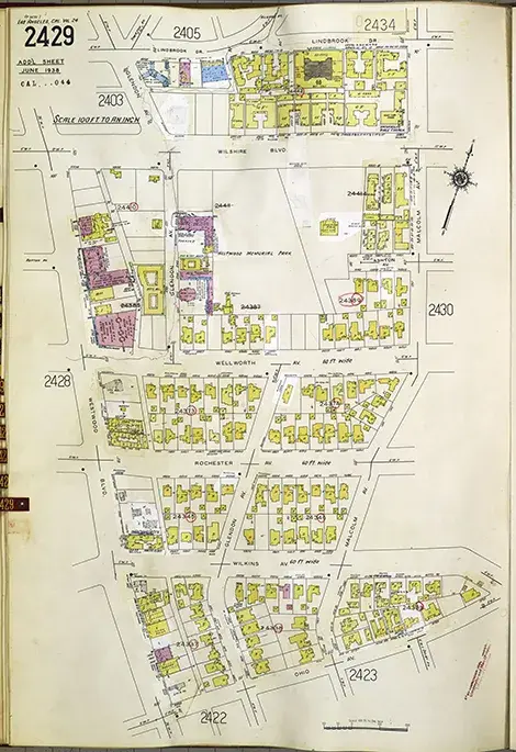 Westwood Village Memorial Park –founded in 1905 as the Sunset Cemetery it served the Westside
