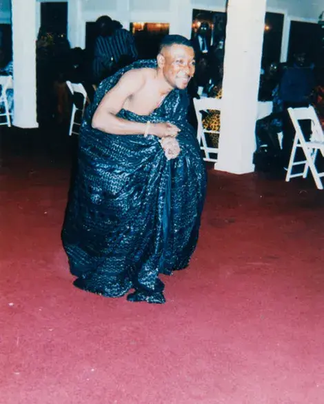 Ofori dancing, W.K. Anin