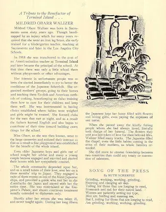 Walizer’s memorial page in Burr [p. 63]