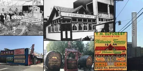  Historical photos, l-r: Cubbison Cracker Co. at Avocado Show in Whittier