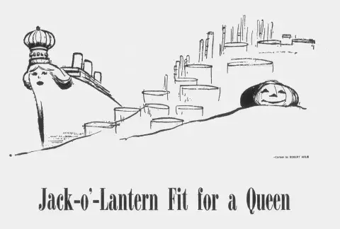 Cartoon by artist Robert Ehle for the October 27, 1968 edition of Southland magazine