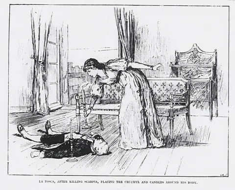 Illustration accompanying a review the December 17, 1887