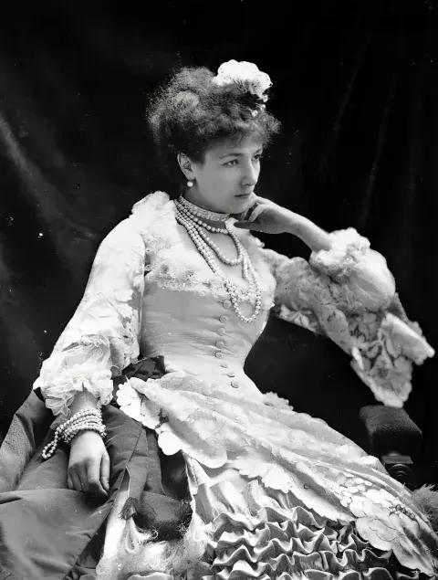 Sarah Bernhardt ca. 1860 by Atelier Nadar