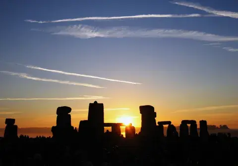 Sunrise at Stonehenge 2005
