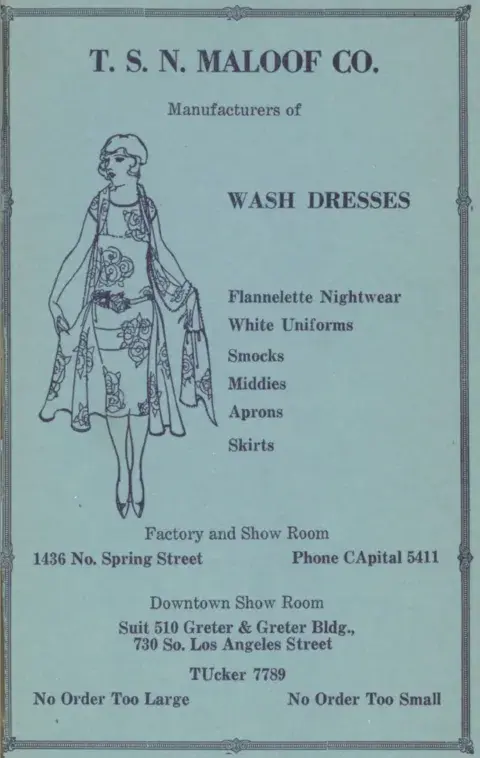 Advertisement from the Syrian Directory of the State of California