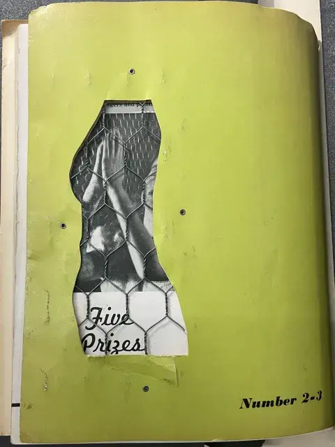 Back cover to issues 2-3 of VVV