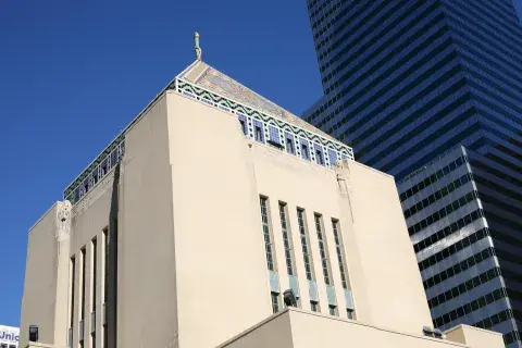 mosaic tower of Central Library