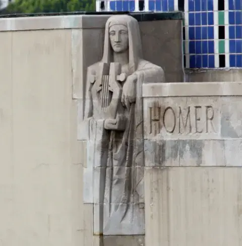 close-up of Homer