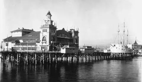Looking northeast towards the front of the Venice Auditorium