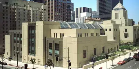 Exterior of Tom Bradley wing, Central Library
