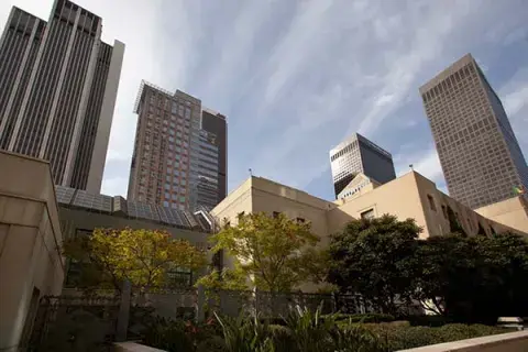 North (5th Street) facade of Tom Bradley Wing