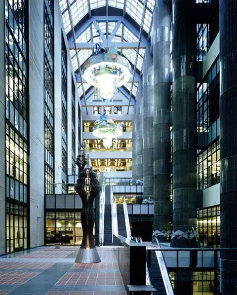 Atrium of Tom Bradley Wing