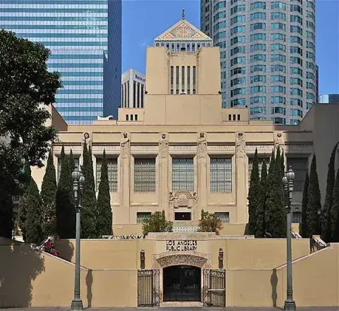 Hope Street (south) facade of central library