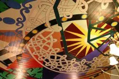 Art by Renee Petropoulos: "Seven Centers"