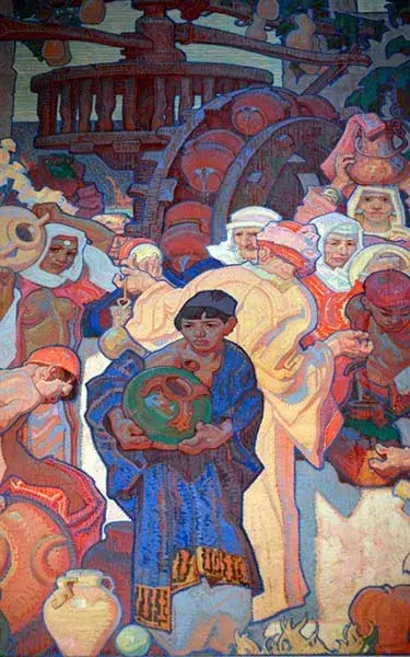 mural of water