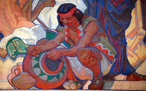 Detail from Art mural