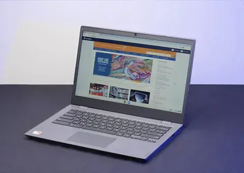 open laptop