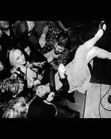 Exene Cervenka at Punk Rock awards, 1999. Photo by Gary Leonard.