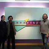 3 Architects in front of teenscape sign
