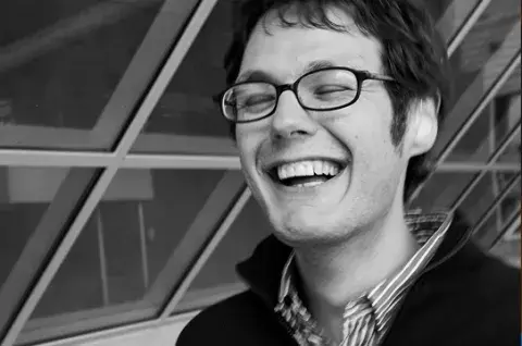 Ilya Kaminsky laughing