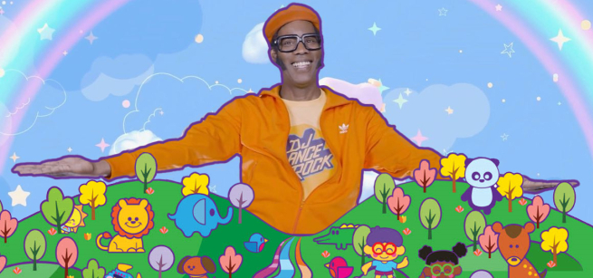 image of dj lance rock with animations