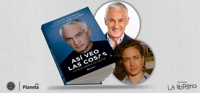 fotografias de Jorge y Paola Ramos e imagen de cubierta del libro Así veo las cosas: lo que nunca te conté 