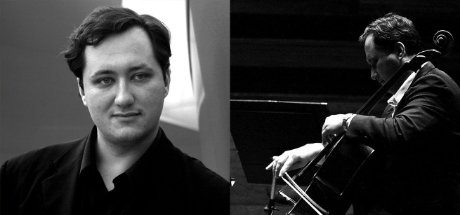 Maksim Velichkin playing cello