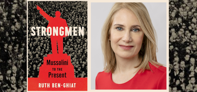 COVER OF STRONGMAN book and RUTH BEN-GHIAT