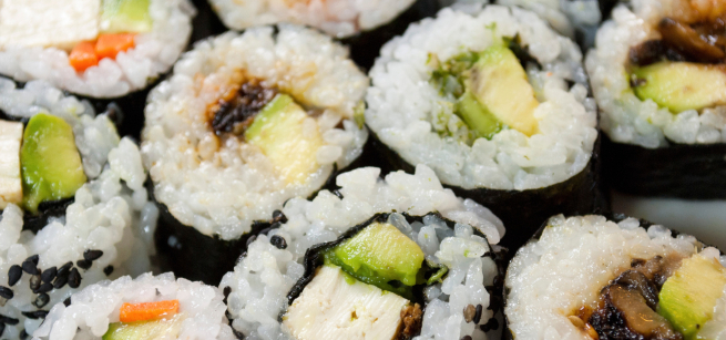 vegan sushi