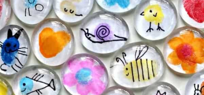 Various completed finger print magnets