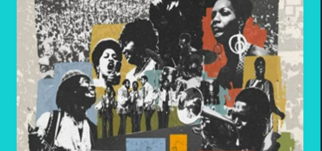 collage of soul musicians