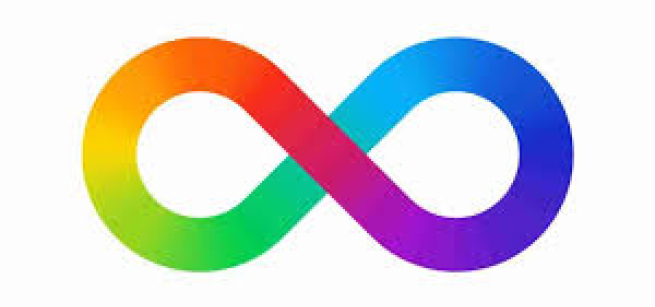 The infinity symbol is shown, which is one of the symbols for autism