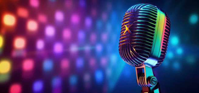 image of a microphone