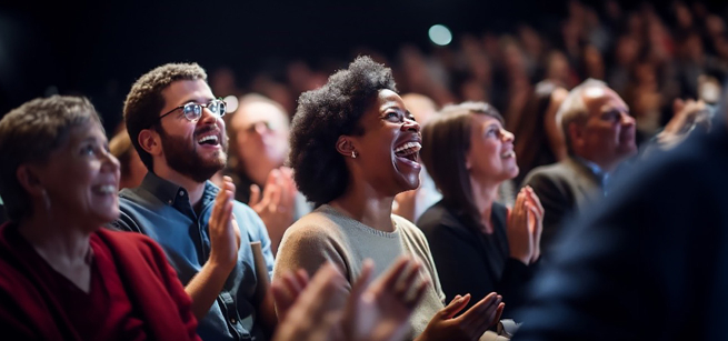 audience applauding 