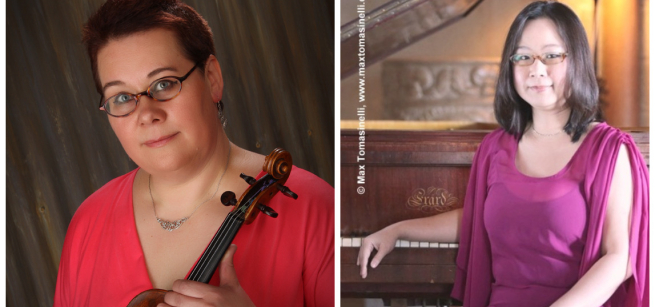 pianist sonia lee and violinist agnes schwartz
