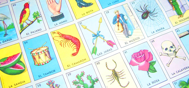 Spanish Loteria card