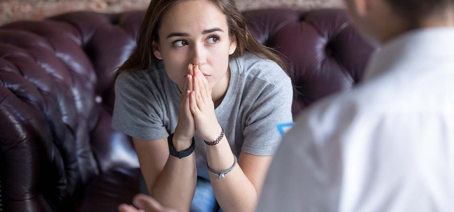 teen girl lost in thought