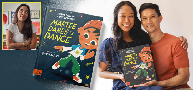 Harry Shum Jr, Shelby Rabara and Bianca Austria 