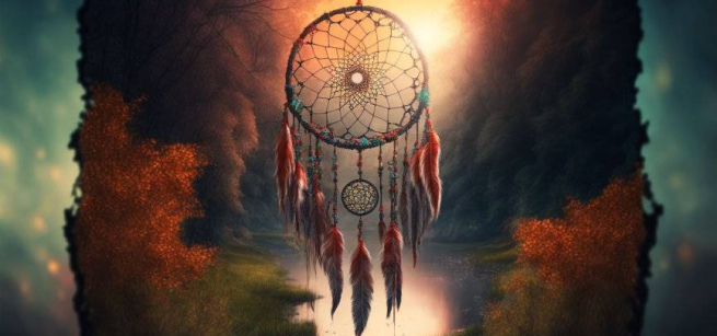Dream catchers were traditionally used as talismans to protect sleepers from bad dreams. 