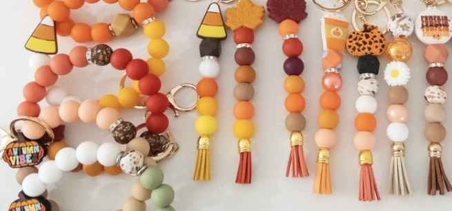 Handmade keychains and bracelets