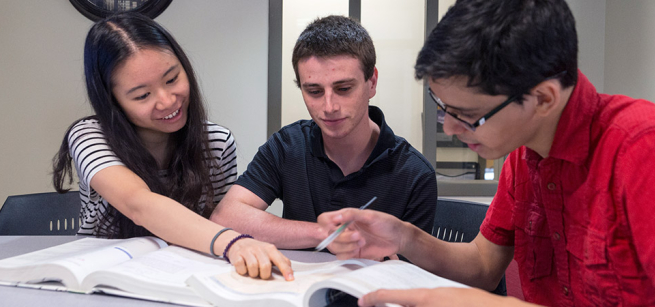 peers helping each other with school work